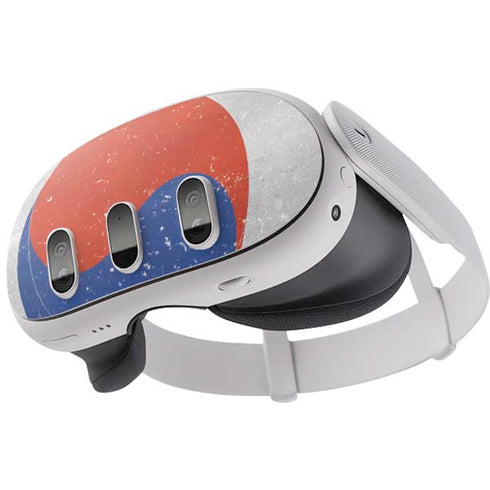 South Korean Flag Distressed Meta Quest 3  Skin